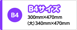 B4サイズ